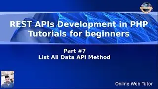 Learn REST APIs development in Core PHP Tutorials for Beginners #7 List All Data API Method