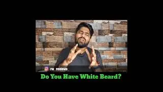White beard Solution #beard #menshair #patchybeard #whitehair #haircare #grooming #looks #shorts