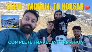 You Won’t Believe What We Found in Koksar Snow! 🤯 | Manali Road Trip