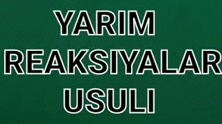 Umumiy va anorganik kimyo.32-qism.#Yarim reaksiyalar usuli#Oksidlanish-qaytarilish reaksiyalari#OQR#
