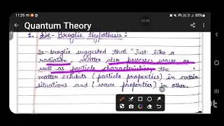 De-broglie theory||physics