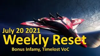 Weekly Reset: Bonus Infamy, Timelost Vision of Confluence (July 20 2021 - Destiny 2)