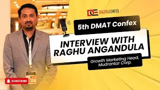 Raghu Anagandula: Live Interview at 5th DMAT Confex on 15 Apr 2025 | #ai #interview #marketing