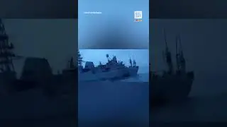 USV attacks a Russian ship #shorts