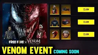 VENOM EVENT ALL FREE REWARDS | full detail | free fire Venom calibration |FREE 100% | @STARGAMERS