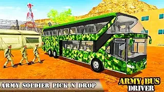 Army Soldier Bus Driving Simulator - Offroad Indian ransport Duty Driver  GamePlay Kaishar gaming
