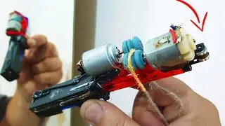 How To Make Infinity String Shooter - String looper machine made at home