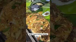 South India ka famous mutton dosa || Indian street food ||