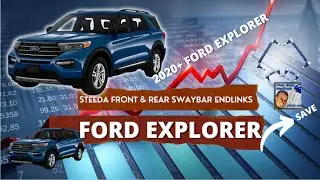 Unleash Your Car's Handling Potential: Steeda Front & Rear Swaybar Endlinks 2020+ Ford Explorer