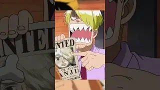 Sanji's First Wanted Poster #shorts #onepiece #wanted #bounty