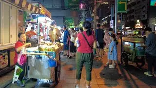 4K Thailand Travel 🇹🇭 Bangkok Pratunam Shopping Street Night Walk