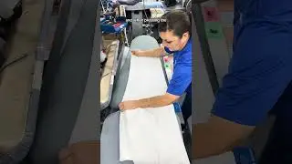 How do dry cleaners press pants? #press #howto #shorts