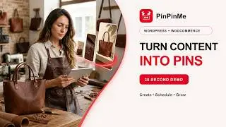 PinPinMe for WordPress & WooCommerce — Turn Content Into Pinterest Pins