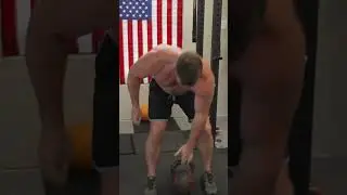 #Kettlebell Offset Power Clean  📢📛 #shorts #exercise