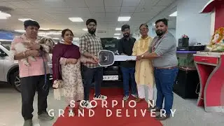 SCORPIO N Z2 DELIVERY|SCORPION BASE MODEL DELIVERY 2023|First Scorpio N of India||​@pulkit_sachdeva