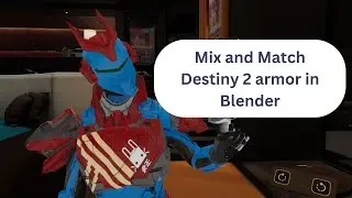Mix and match Destiny 2 armor in blender