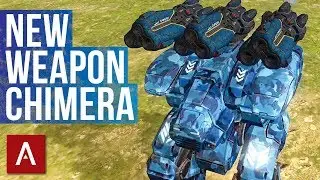 War Robots Test Server 3.9: New Weapon Chimera (Heavy Spiral)