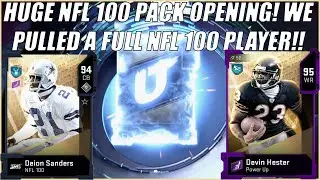 HUGE NFL 100 PACK OPENING! FULL NFL 100 PULL!! Madden 20
