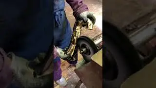 Polishing our Saxophones in our Workshop