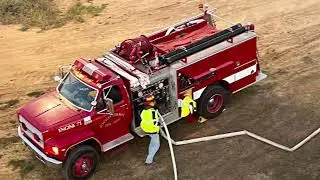 The BCFD and Cochran Fire did joint live burn vehicle training 10-20-22