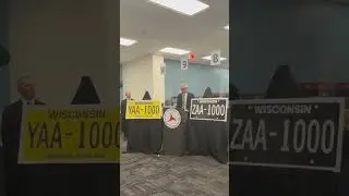 Tony Evers Can't Hide His Excitement About Wisconsin's New Plates #wisconsin #announcement
