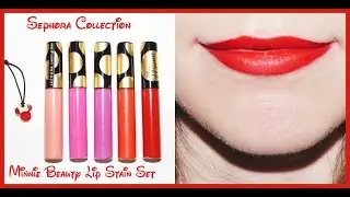 Disney Minnie Lip Stain Collection Review | JEBeauty