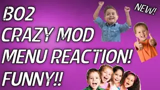 Black Ops 2 CRAZY Mod Menu Reaction! FUNNY!!! (BO2 MOD TROLL!)