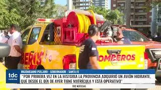 PULLARO | ENCABEZÓ LA ENTREGA DE EQUIPAMIENTO A BOMBEROS VOLUNTARIOS PARA COMBATIR INCENDIOS