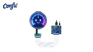 5 Inch 1080x1080 Screen Round Circular Panel IPS LCD Module Raspi MIPI Driver Board Dual Display