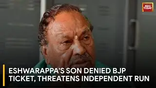 Karnataka BJP Rift: Eshwarappa Threatens Independent Candidacy for Son