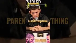 Respect Your Parents ☝️ #khabib #khabibnurmagomedov #respect #parents