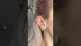 ear piercing tour 🎀✨ #piercing #earpiercing #earrings