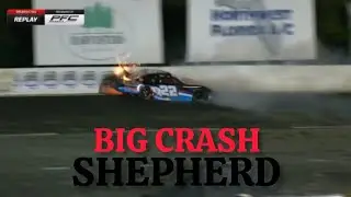 Huge Crash &ndash; Shepherd Wrecks on Out Lap | Snowflake 125 Qualifying 2025