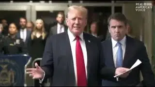PRESIDENT TRUMP'S REMARS AT COURT TODAY