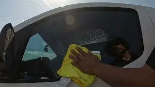 How to remove a tow or warning sticker without a razor blade  #diy