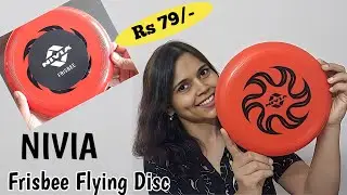 Nivia Frisbee Flying Disc Review in Hindi | How to play with frisbee flying disc