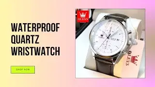 OLEVS Men&rsquo;s Luxury Chronograph Watch Review &ndash; Waterproof Quartz Wristwatch