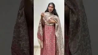Paisley Print Detailed Tussar Salwar Set#ahambotique #salwarset #onlineshopping