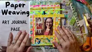 ✂️PAPER WEAVING ART JOURNAL🤩Scrapbook Style Tutorial for You!✨