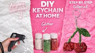 DIY Keychain in 5 minutes 🍒 