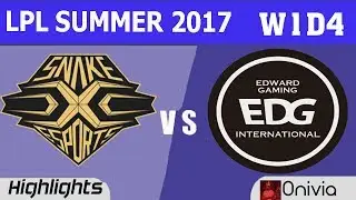 SS vs EDG Highlights Game 1 LPL M&Ugrave;A H&Egrave; 2017 Snake vs Edward Gaming  G1