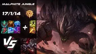 JUNGLE Malphite vs Shaco - NA Grandmaster Patch 25.23