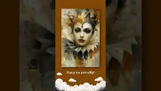 Imagine me on your wall: 12 large-scale canvas prints animated No. 001