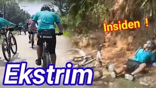 Jembatan gantung Cisarum jadi tantangan baru