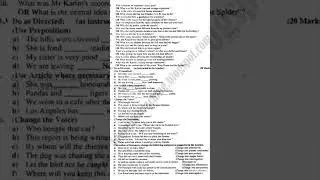 Class 10|English Practical Centre Guess Paper 2024