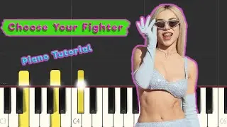 Ava Max - Choose Your Fighter (From Barbie The Album) - Piano Tutorial