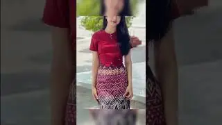 Casual Myanmar dress design