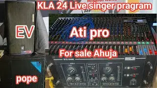 Ati pro kla 24 mixer live pragram, Ev pope ,Ahuja 1000 for sale babu dj vlogs