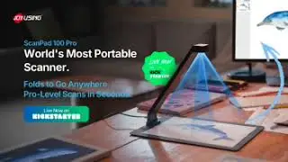 ScanPad 100 Pro, World's Most Portable Scanner &mdash; Folds to Go