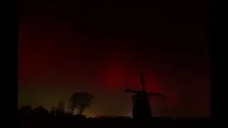 January 19 Solarstorm: Aurora over the Netherlands